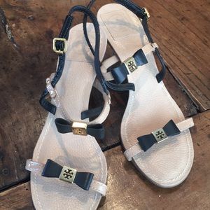 Basically new tory Burch bow heels